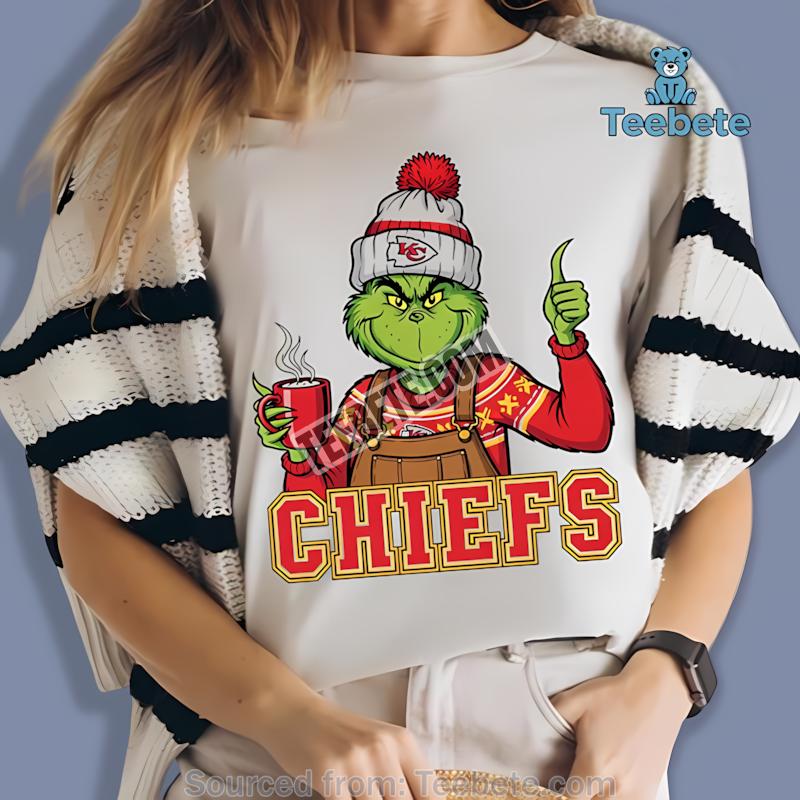 Kansas City Chiefs The Grinch Winter Hot Cocoa Holiday All Day Shirt