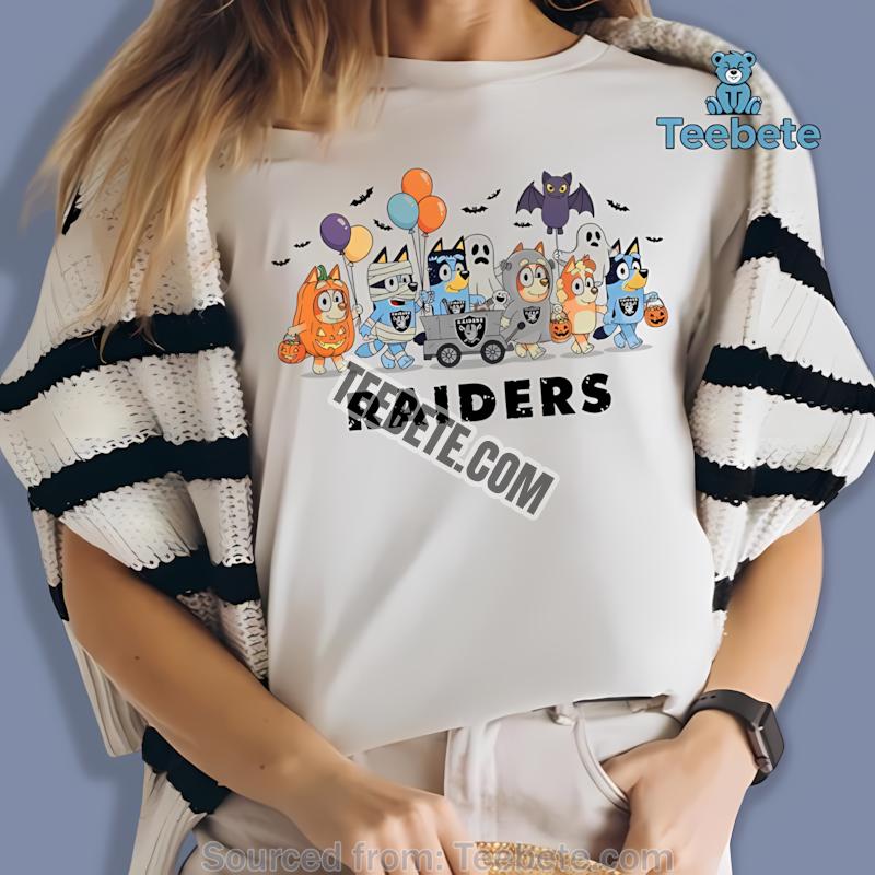 Las Vegas Raiders Bluey Halloween Parade Costume Shirt