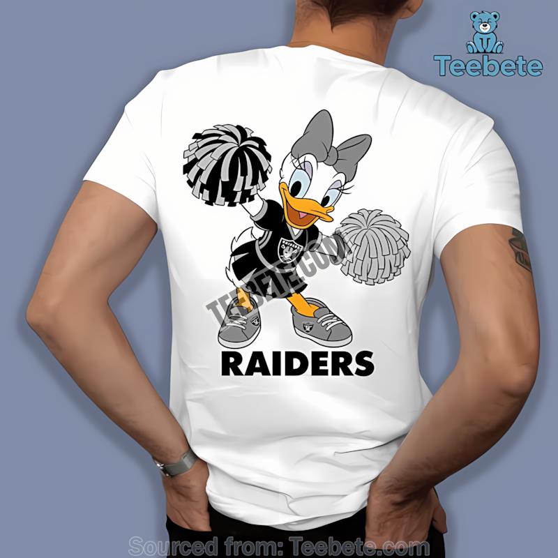Las Vegas Raiders Daisy Duck Cheerleader Unisex Shirt
