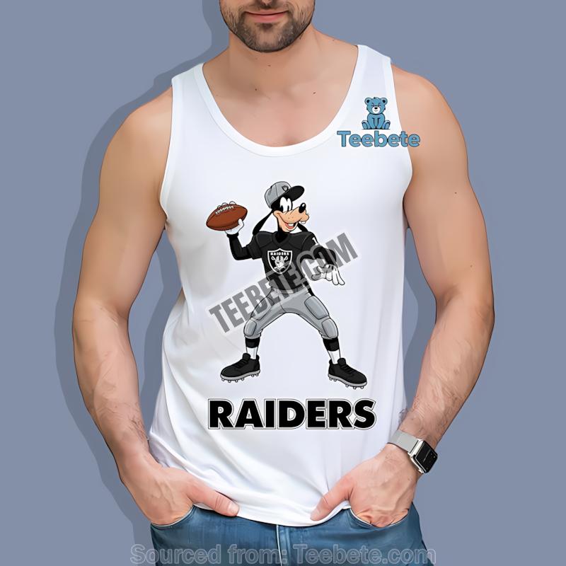 Las Vegas Raiders Goofy Football Quarterback Mens Tanktop Las Vegas Raiders Goofy Football Quarterback Mens Tanktop