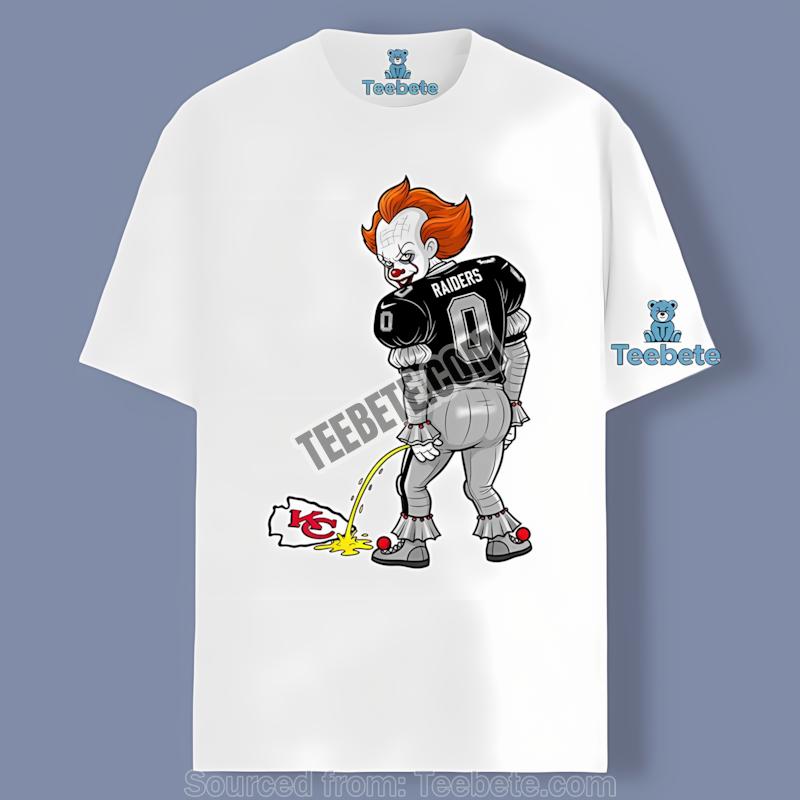 Las Vegas Raiders Halloween Pennywise Chiefs Rivalry Shirt