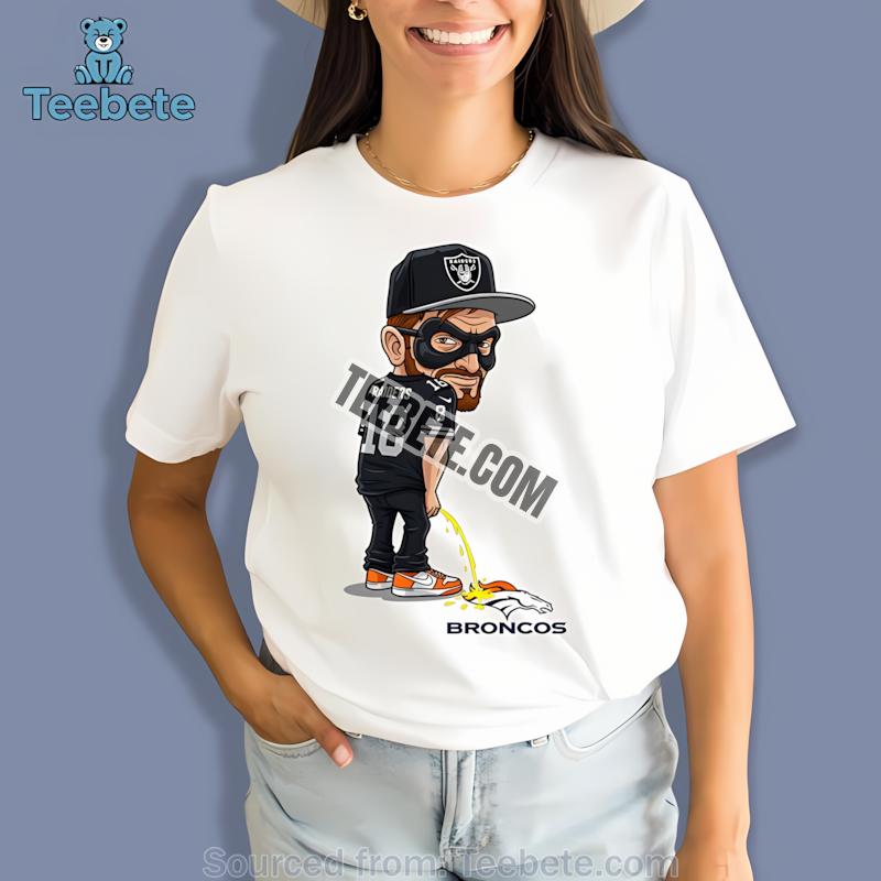 Las Vegas Raiders Hannibal Lecter Broncos Rivalry Graphic Shirt