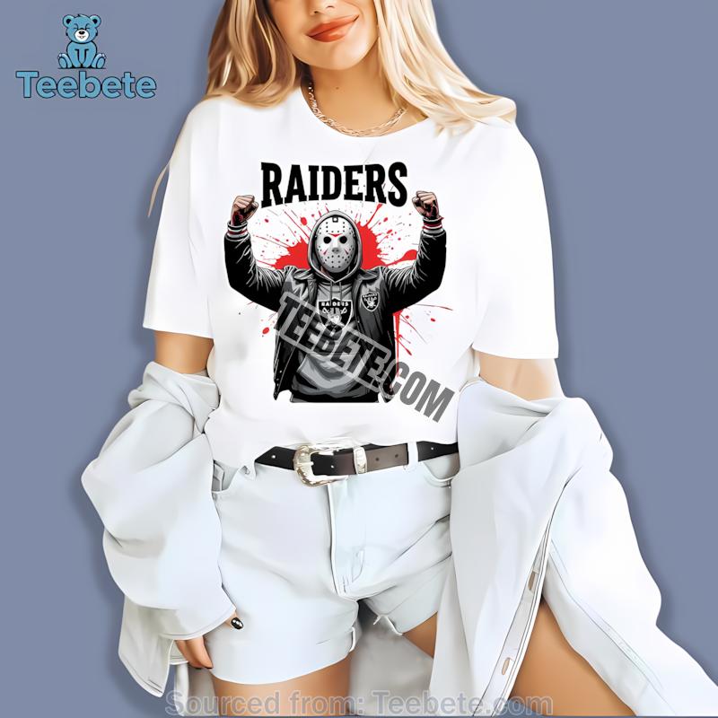 Las Vegas Raiders Jason Voorhees Victory Halloween Graphic Shirt