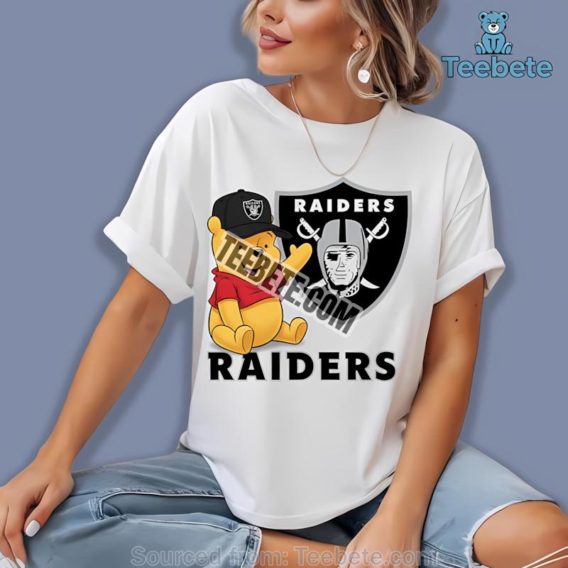 Las Vegas Raiders Winnie The Pooh Football Spirit Graphic Shirt