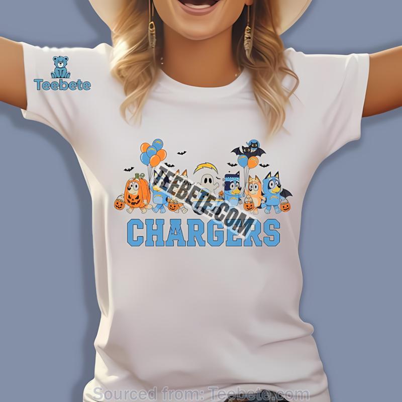 Los Angeles Chargers Bluey Halloween Parade Costume Shirt