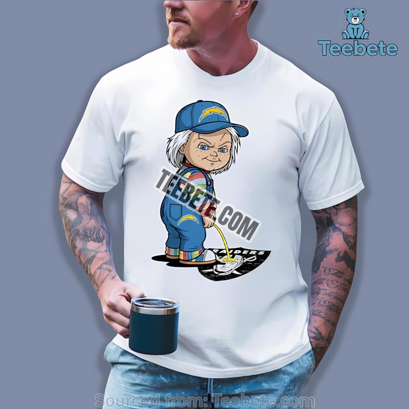 Los Angeles Chargers Chucky Raiders Rivalry Shirt