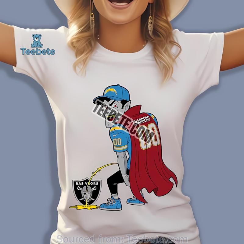 Los Angeles Chargers Dracula Raiders Rivalry Shirt
