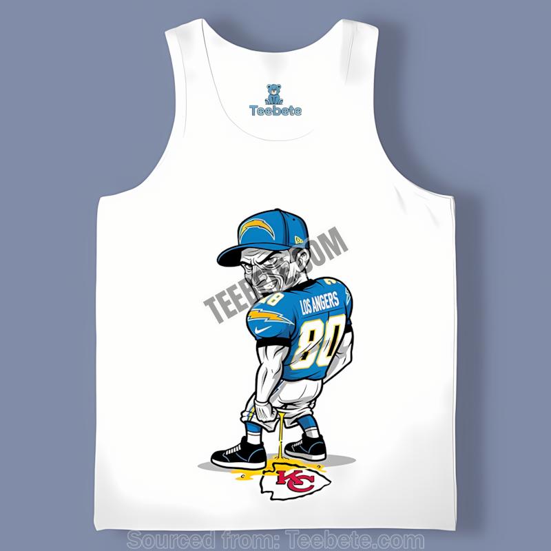 Los Angeles Chargers Hannibal Lecter Chiefs Rivalry Tanktop Los Angeles Chargers Hannibal Lecter Chiefs Rivalry Tanktop