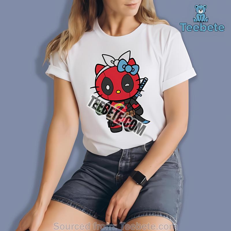 Los Angeles Chargers Hello Kitty Deadpool Shirt