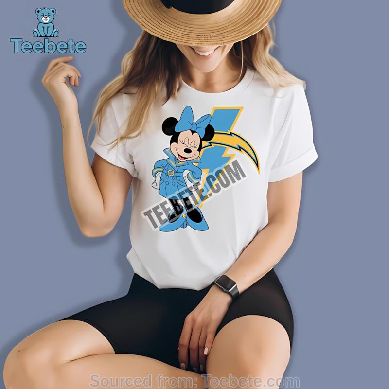 Los Angeles Chargers Minnie Mouse Shirt