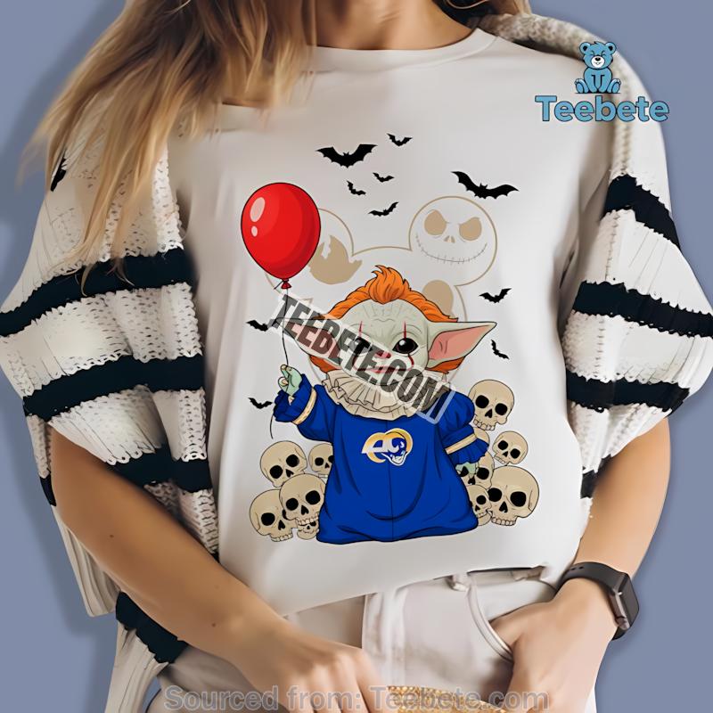 Los Angeles Rams Bluey And Bingo Christmas Dancing Womens Shirt