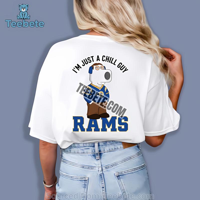 Los Angeles Rams Brian Griffin Chill Guy Womens Shirt