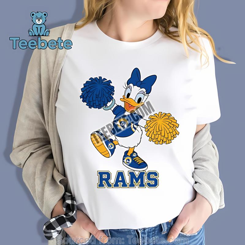 Los Angeles Rams Daisy Duck Cheerleader Shirt
