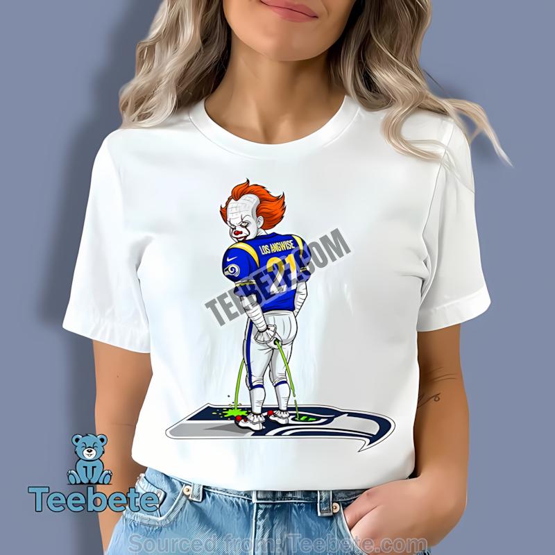 Los Angeles Rams Halloween Pennywise Seahawks Rivalry Shirt