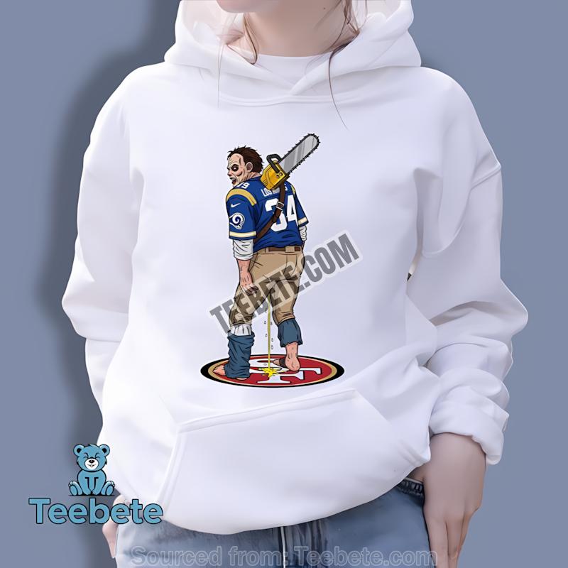 Los Angeles Rams Leatherface 49Ers Rivalry Hoodie Los Angeles Rams Leatherface 49Ers Rivalry Hoodie