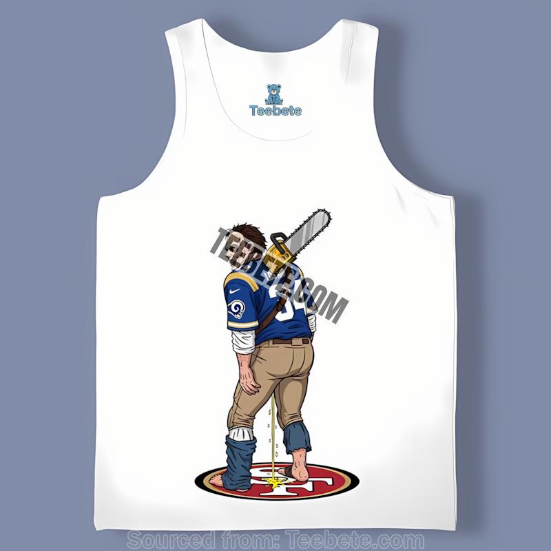 Los Angeles Rams Leatherface 49Ers Rivalry Tanktop Los Angeles Rams Leatherface 49Ers Rivalry Tanktop