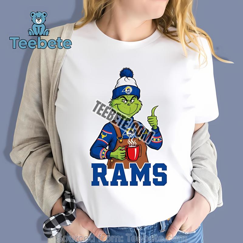 Los Angeles Rams The Grinch Winter Hot Cocoa Holiday Shirt