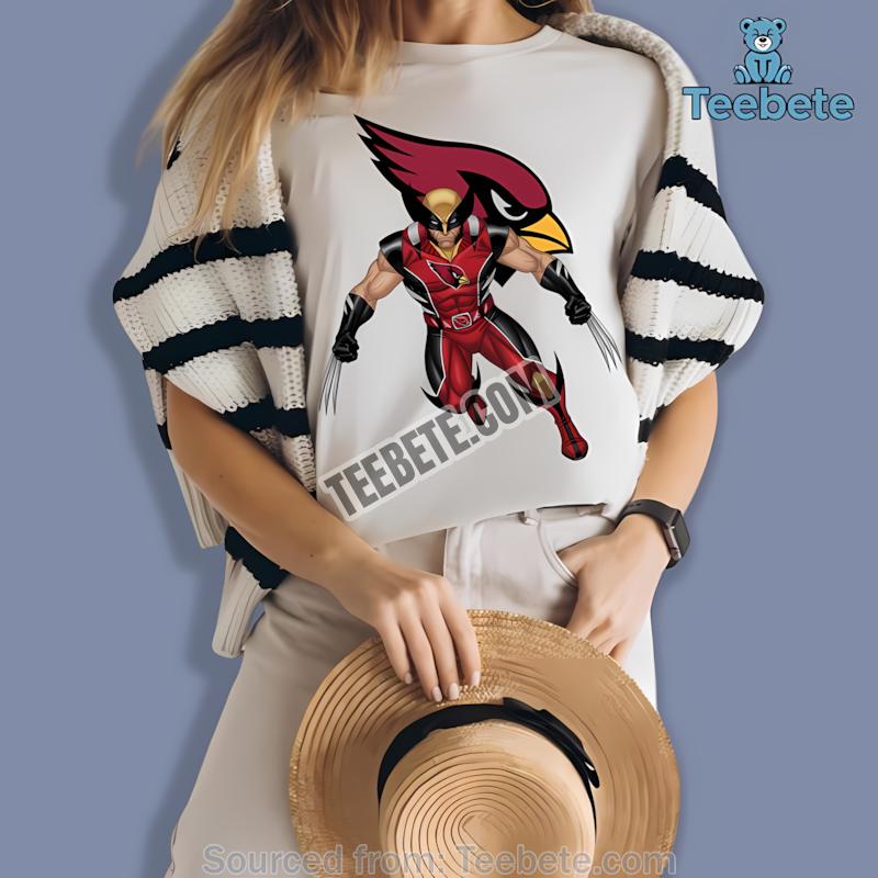 Marvel Arizona Cardinals Wolverine Shirt