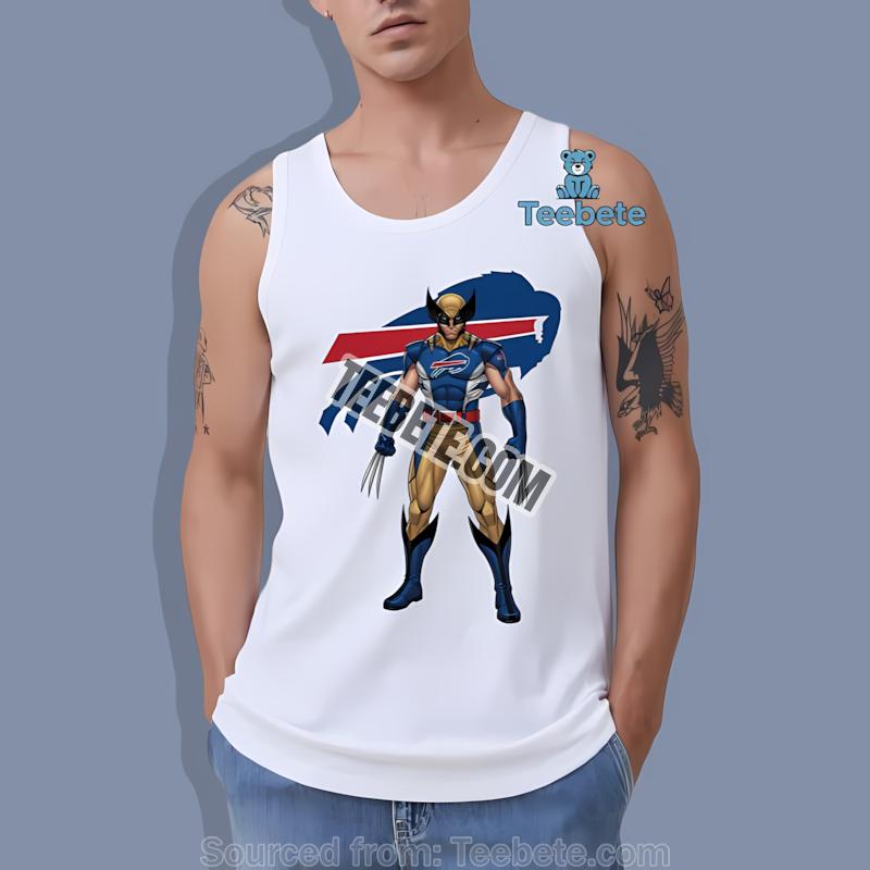 Marvel Buffalo Bills Wolverine Tanktop Marvel Buffalo Bills Wolverine Tanktop