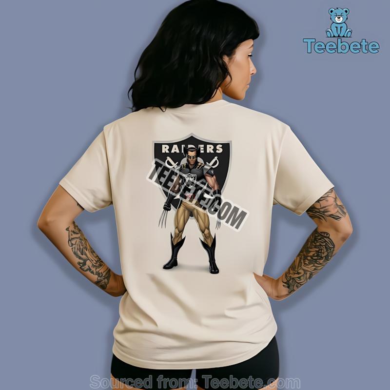 Marvel Las Vegas Raiders Wolverine Comic Shirt