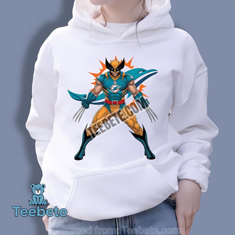 Marvel Miami Dolphins Wolverine Hoodie Marvel Miami Dolphins Wolverine Hoodie