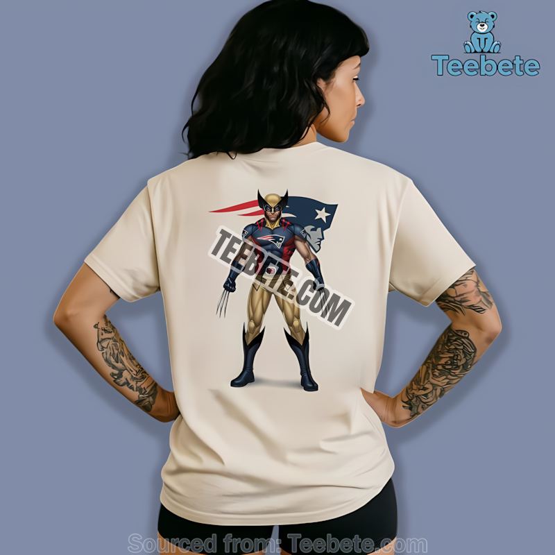 Marvel New England Patriots Wolverine Superhero Shirt