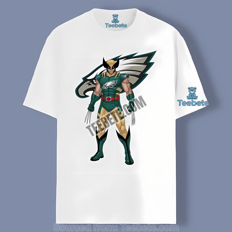 Marvel Philadelphia Eagles Wolverine Shirt