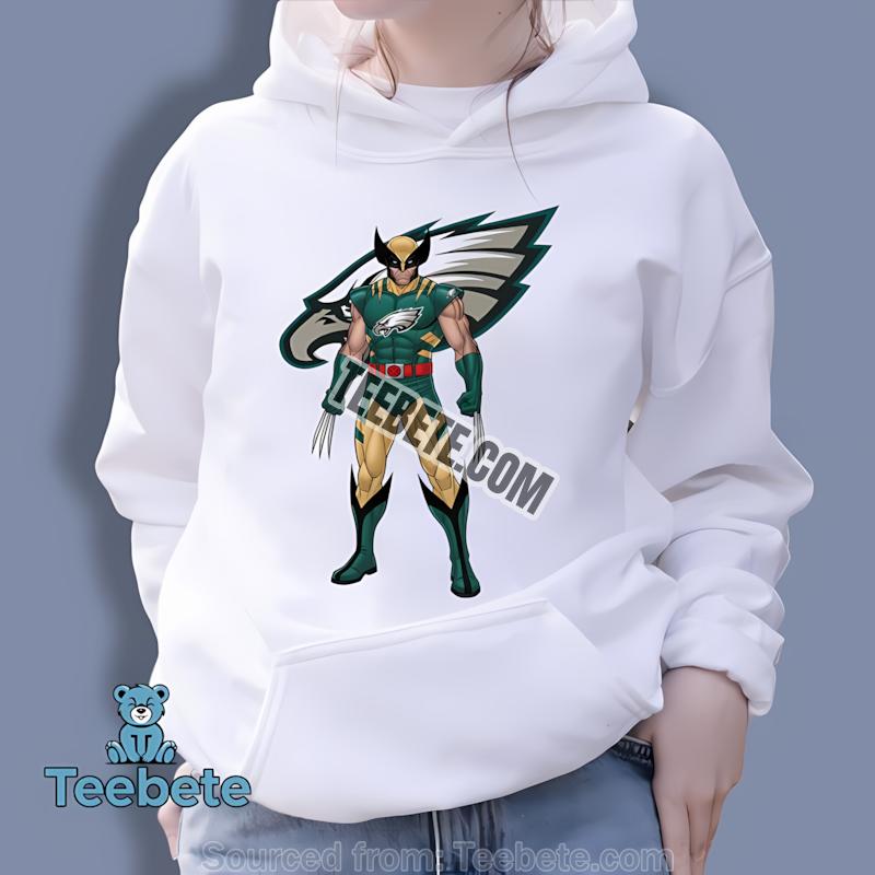 Marvel Philadelphia Eagles Wolverine Hoodie Marvel Philadelphia Eagles Wolverine Hoodie