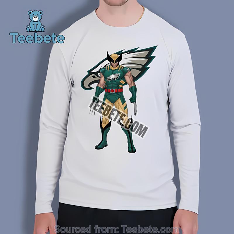 Marvel Philadelphia Eagles Wolverine Long Sleeve Marvel Philadelphia Eagles Wolverine Long Sleeve
