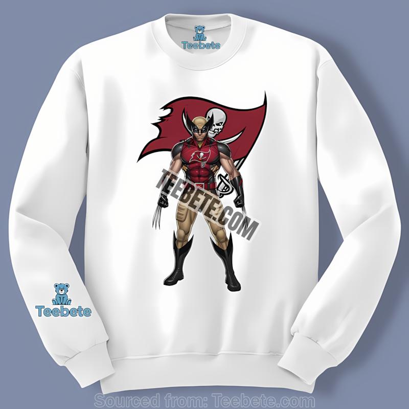Marvel Tampa Bay Buccaneers Wolverine Long Sleeve Marvel Tampa Bay Buccaneers Wolverine Long Sleeve
