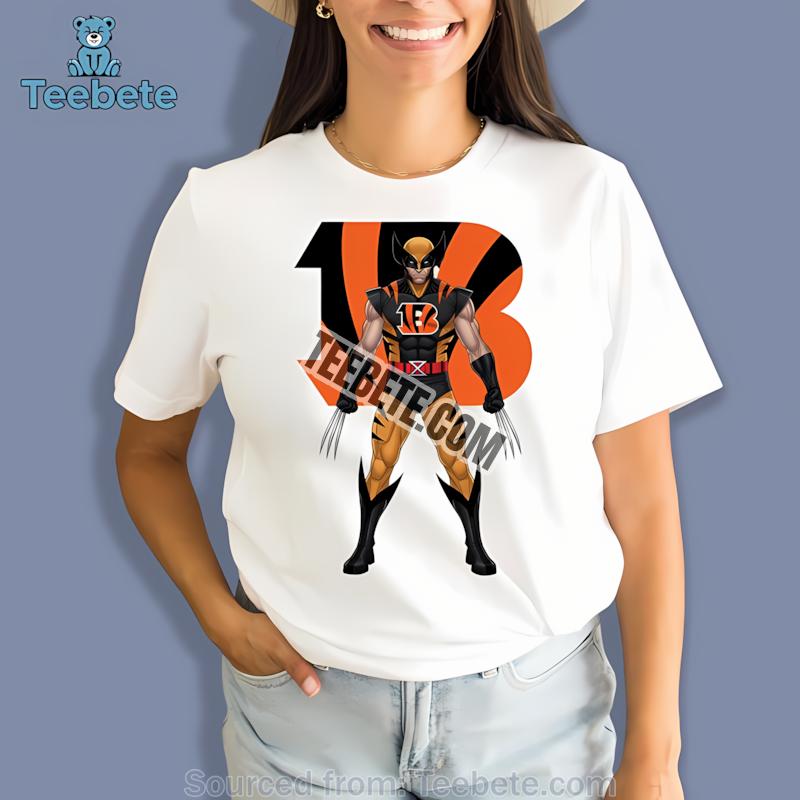 Marvel Wolverine Cincinnati Bengals Shirt