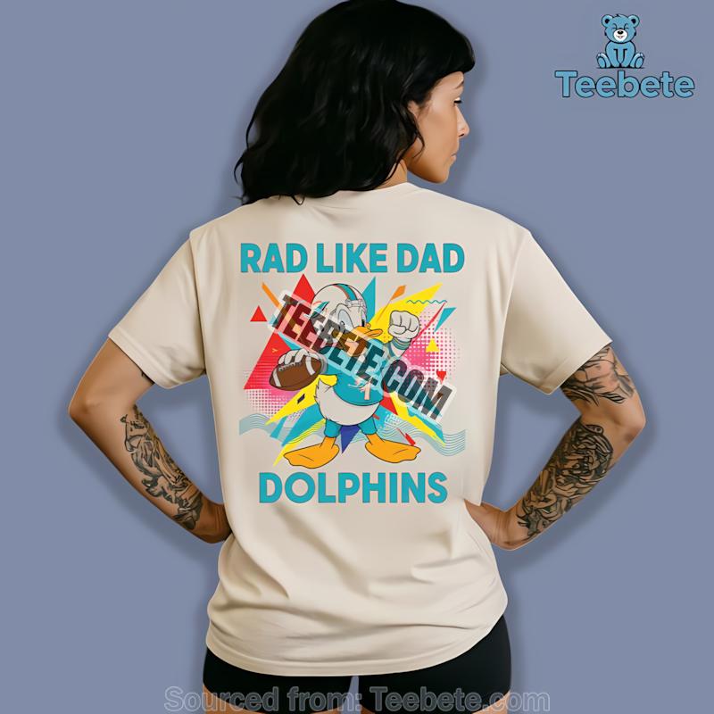 Miami Dolphins Donald Duck Jason Mask Halloween Shirt