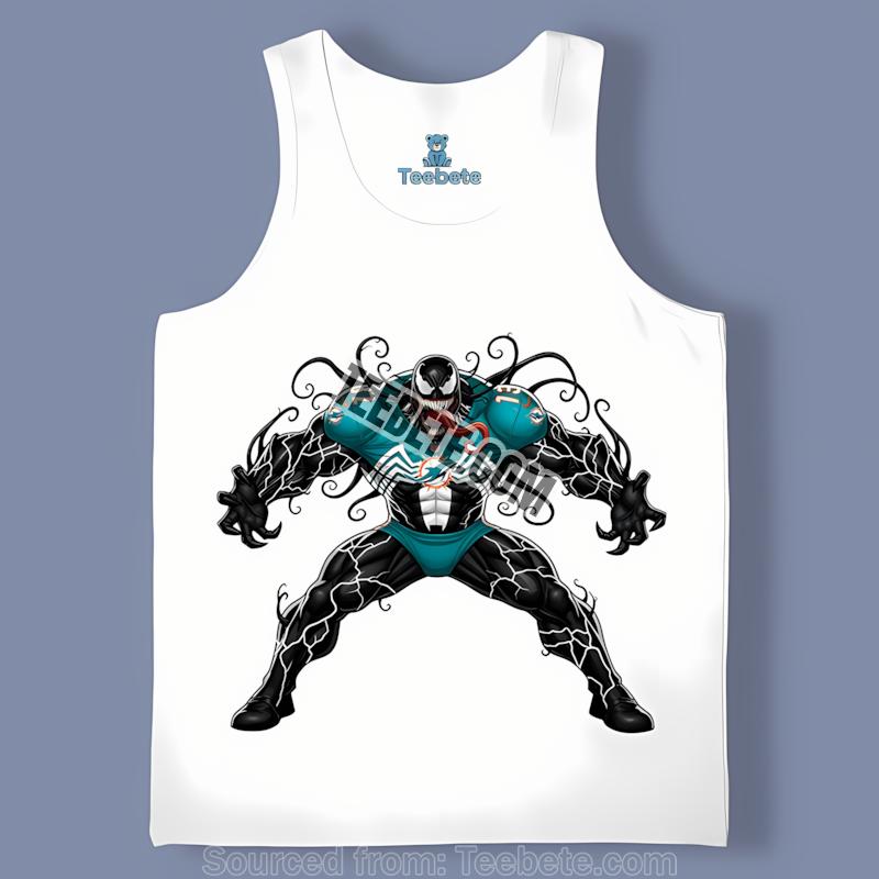 Miami Dolphins Halloween Venom Tanktop Miami Dolphins Halloween Venom Tanktop