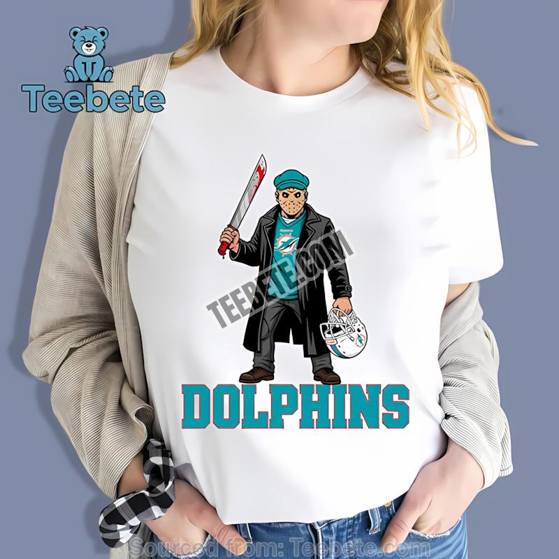 Miami Dolphins Jason Voorhees Halloween Vintage Shirt