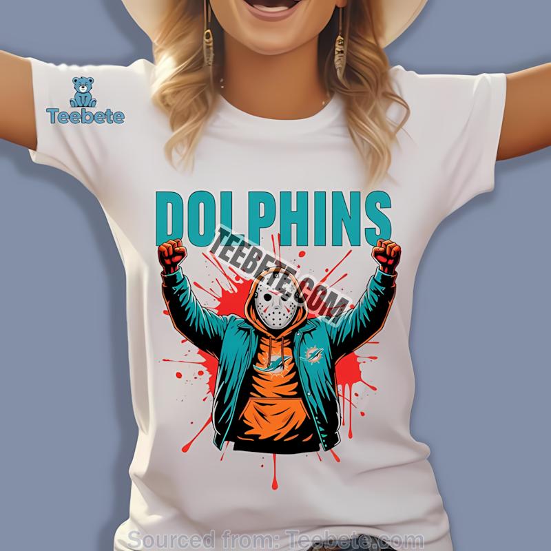 Miami Dolphins Jason Voorhees Street Halloween Shirt