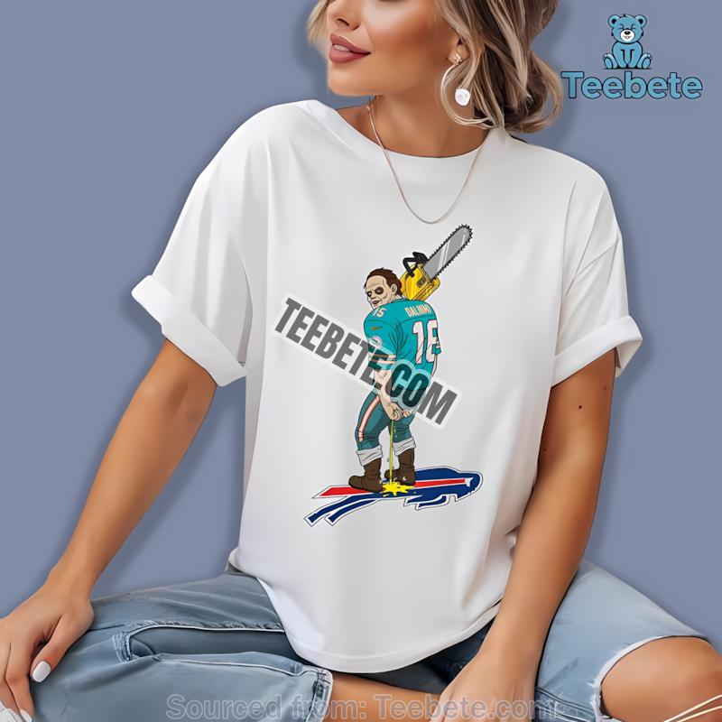 Miami Dolphins Leatherface Buffalo Bills Rivalry Shirt