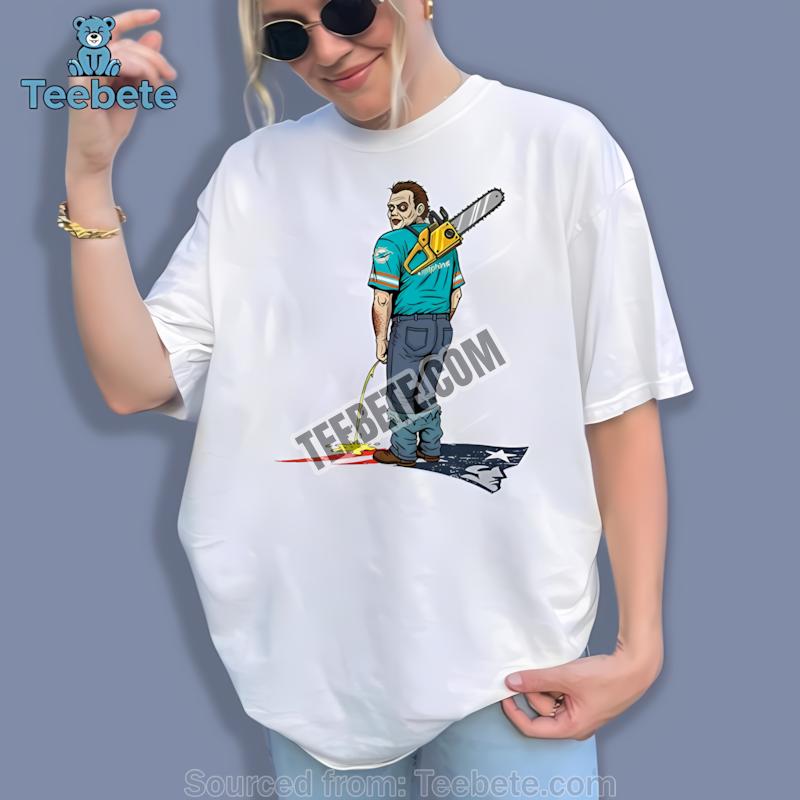 Miami Dolphins Leatherface Patriots Rivalry Shirt