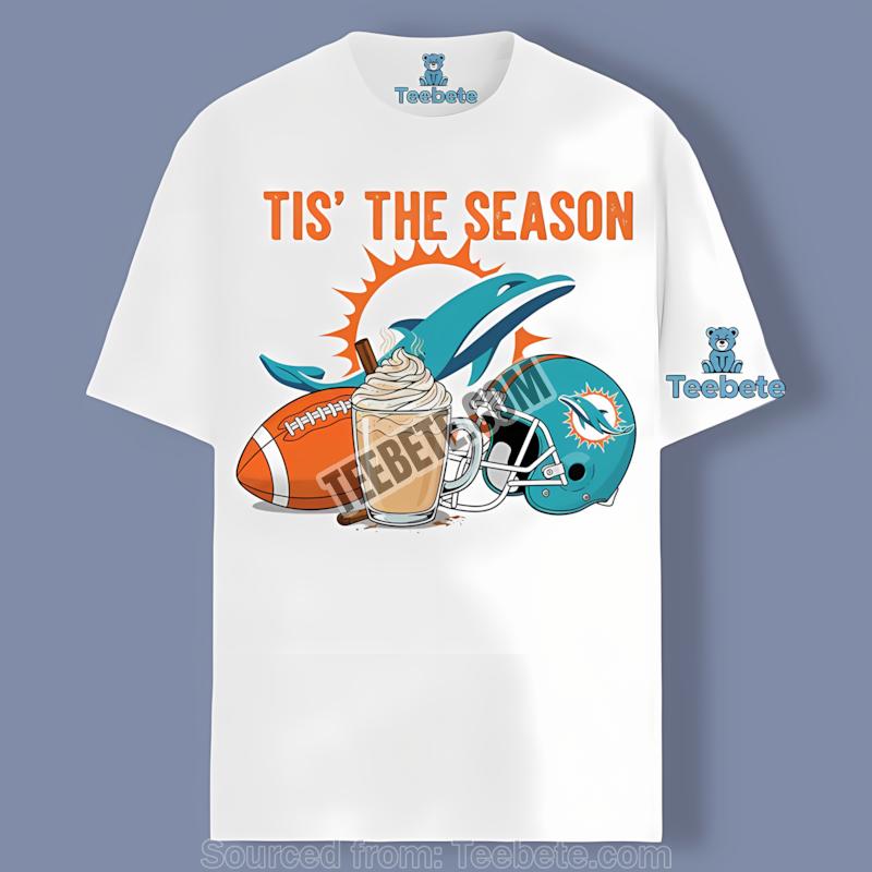 Miami Dolphins Pumpkin Spice Fall Football Season Shirt