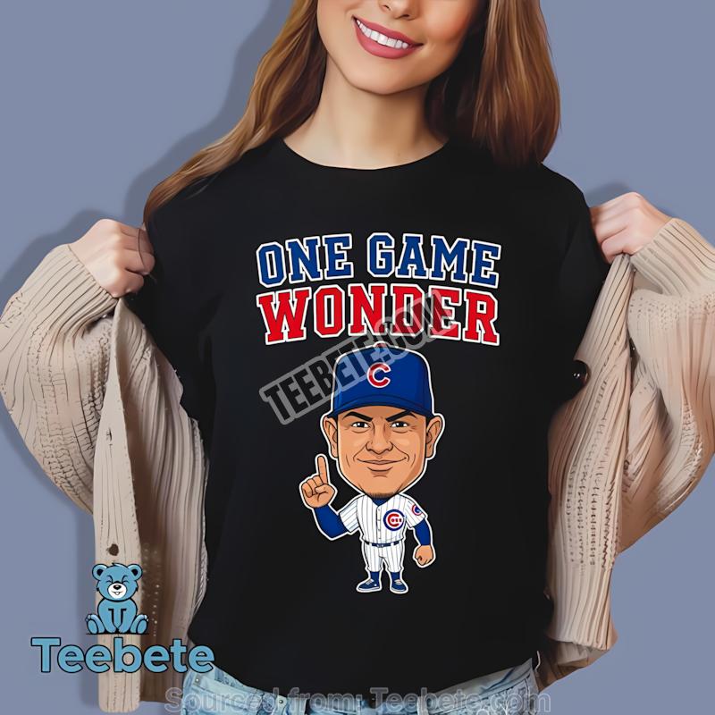 Miguel Amaya One Game Wonder Chicago Cubs Funny Baseball Shirt