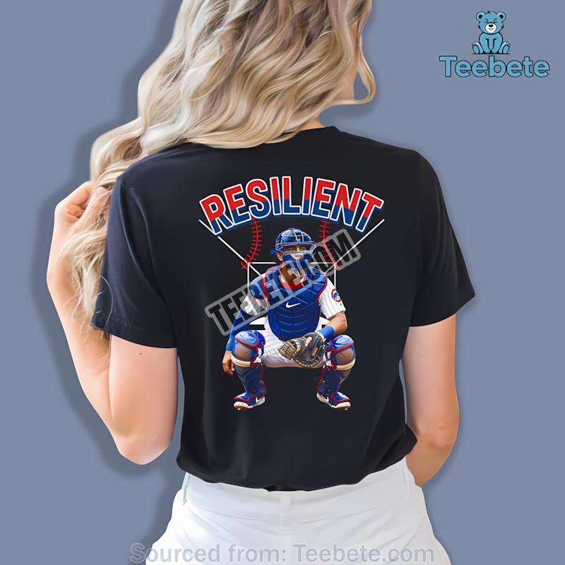 Miguel Amaya Resilient Retro Chicago Cubs Baseball Shirt