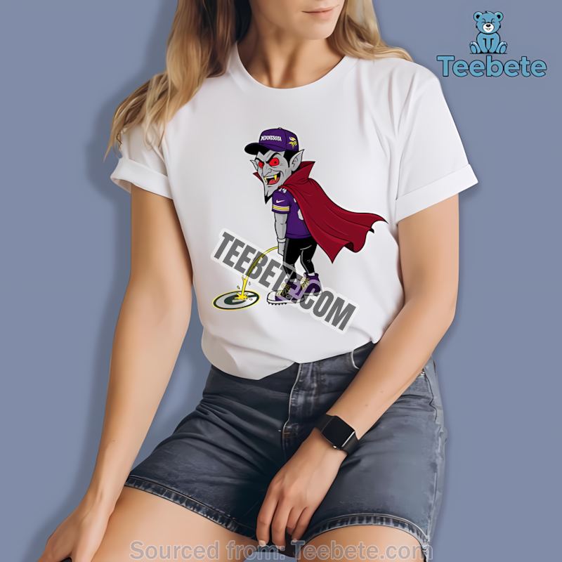 Minnesota Vikings Dracula Packers Rivalry Shirt