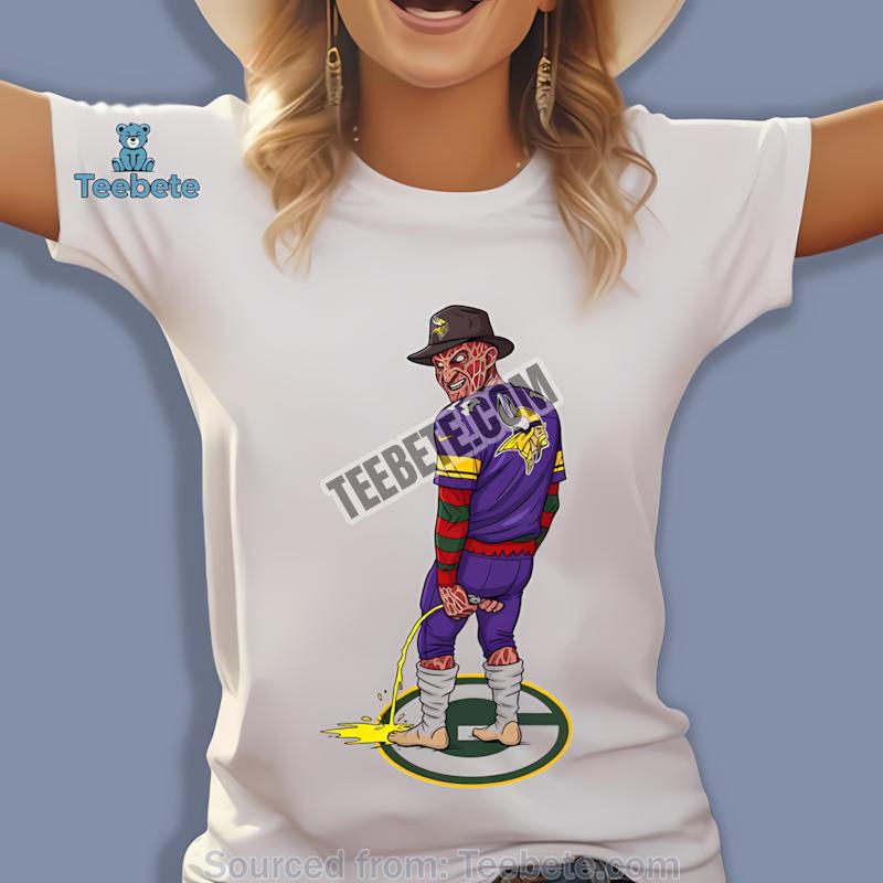 Minnesota Vikings Freddy Krueger Green Bay Packers Rivalry Shirt