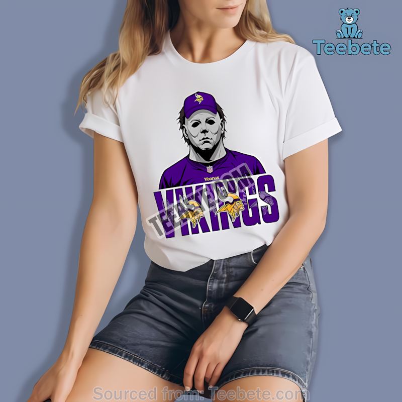 Minnesota Vikings Michael Myers Spooky Halloween Shirt