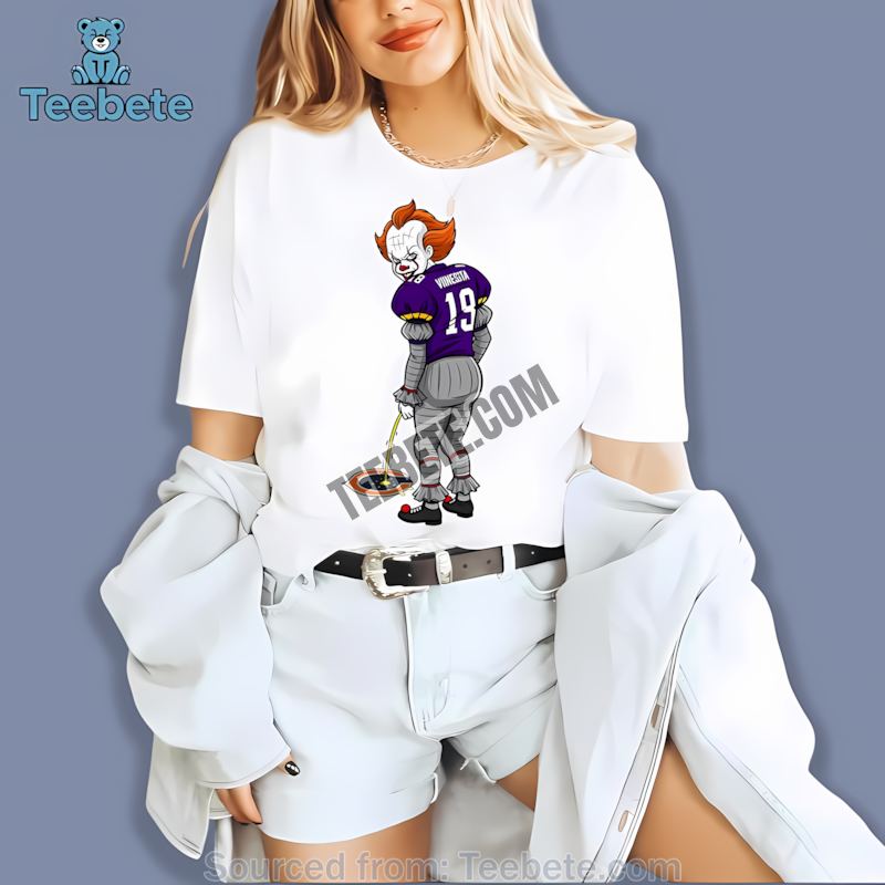 Minnesota Vikings Pennywise Halloween Chicago Bears Rivalry Shirt