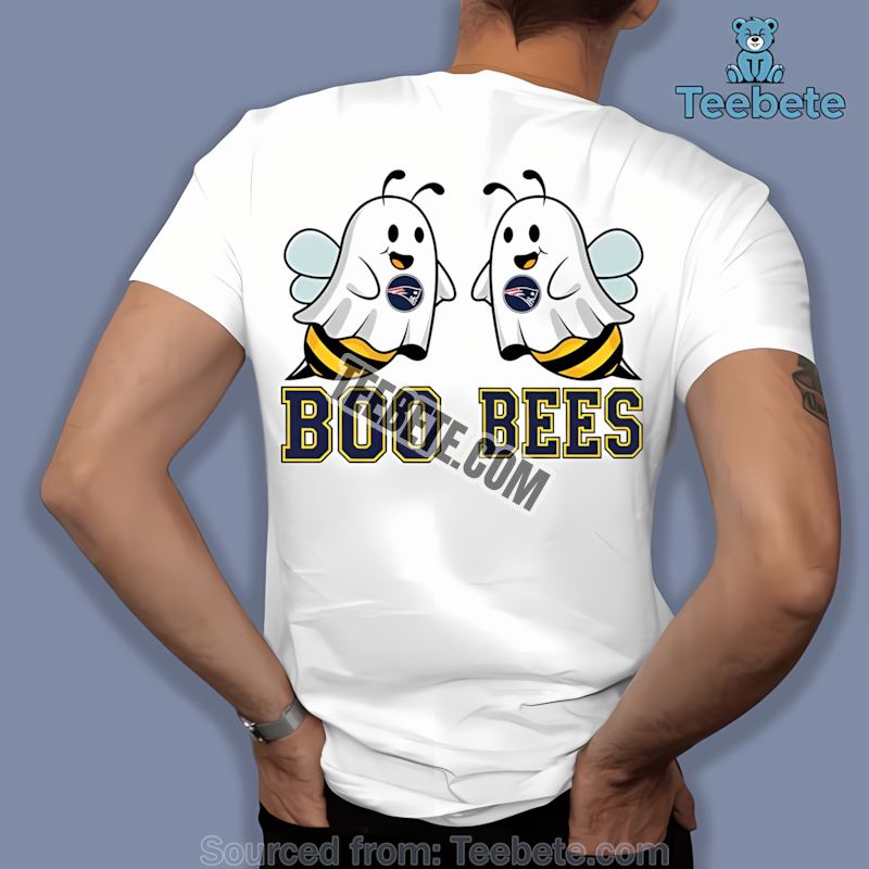 New England Patriots Boo Bees Funny Halloween Shirt