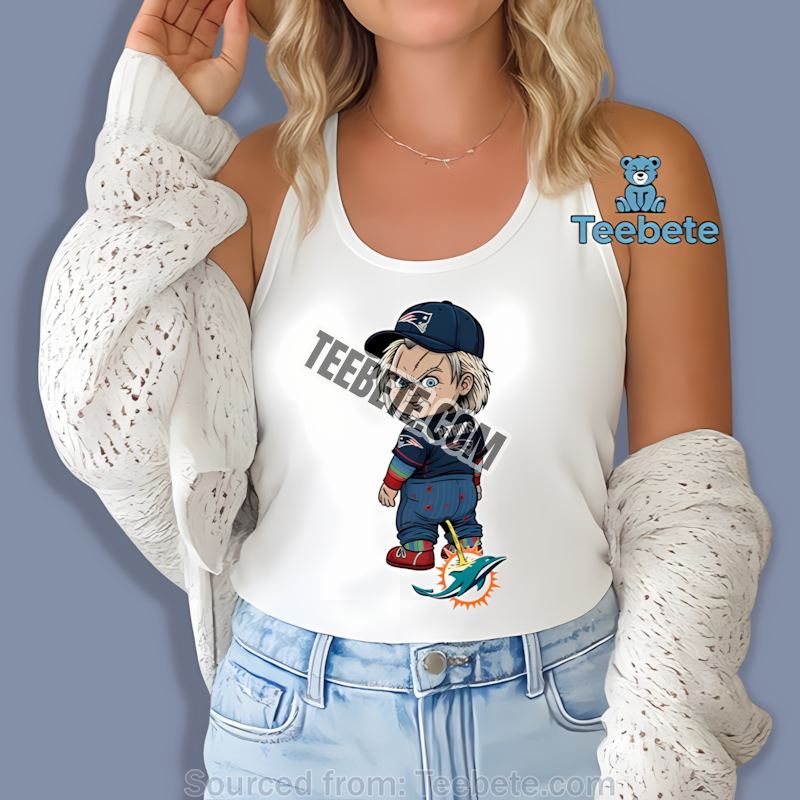 New England Patriots Chucky Miami Dolphins Rivalry Tanktop New England Patriots Chucky Miami Dolphins Rivalry Tanktop
