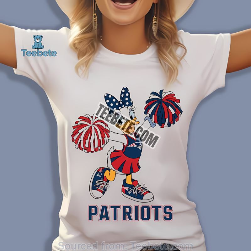 New England Patriots Daisy Duck Cheerleader Football Shirt