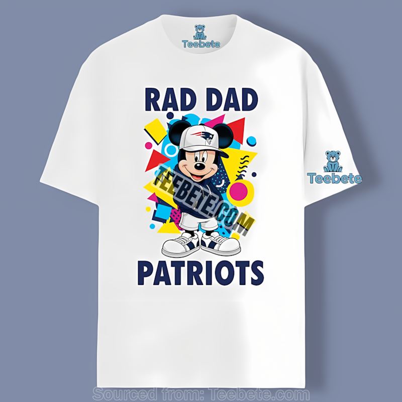 New England Patriots Mickey Mouse Rad Dad Shirt