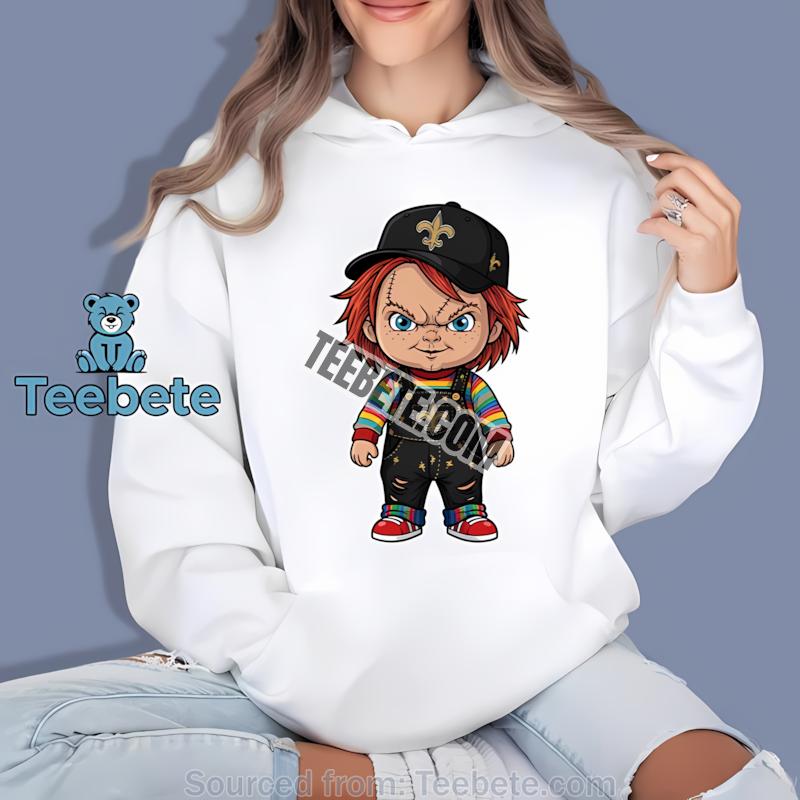 New Orleans Saints Chucky Killer Halloween Horror Hoodie New Orleans Saints Chucky Killer Halloween Horror Hoodie