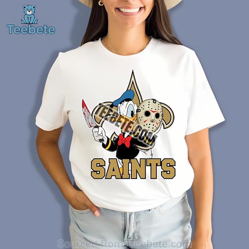 New Orleans Saints Donald Duck Fathor Dad Shirt New Orleans Saints Donald Duck Fathor Dad Shirt